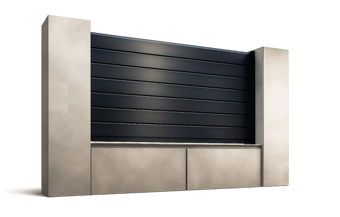 gard din aluminiu