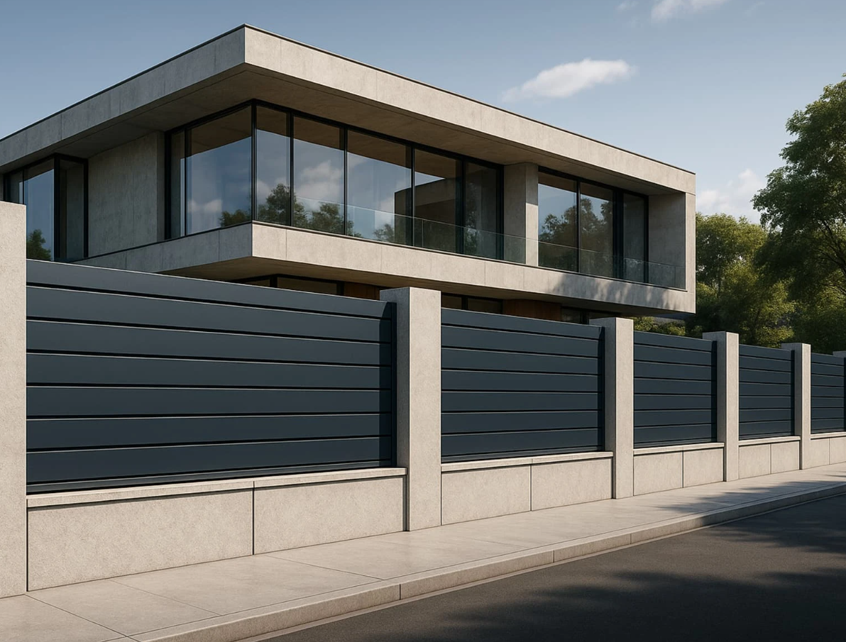 gard din aluminiu